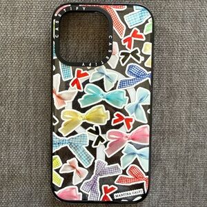 Casetify Bow Pattern iPhone 16 Case